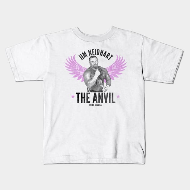 Jim The Anvil T-Shirt Distressed Kids T-Shirt by hitman514